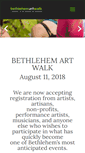 Mobile Screenshot of bethlehemartwalk.com